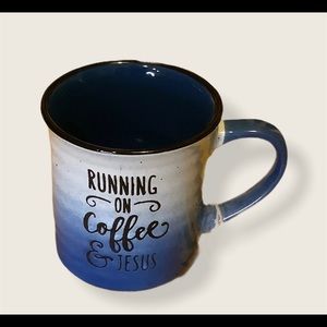 New Running On Coffee & Jesus Mug